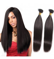 Virgin Peruvian Straight Hair 2 Bundle Deals DHL Free Shipping